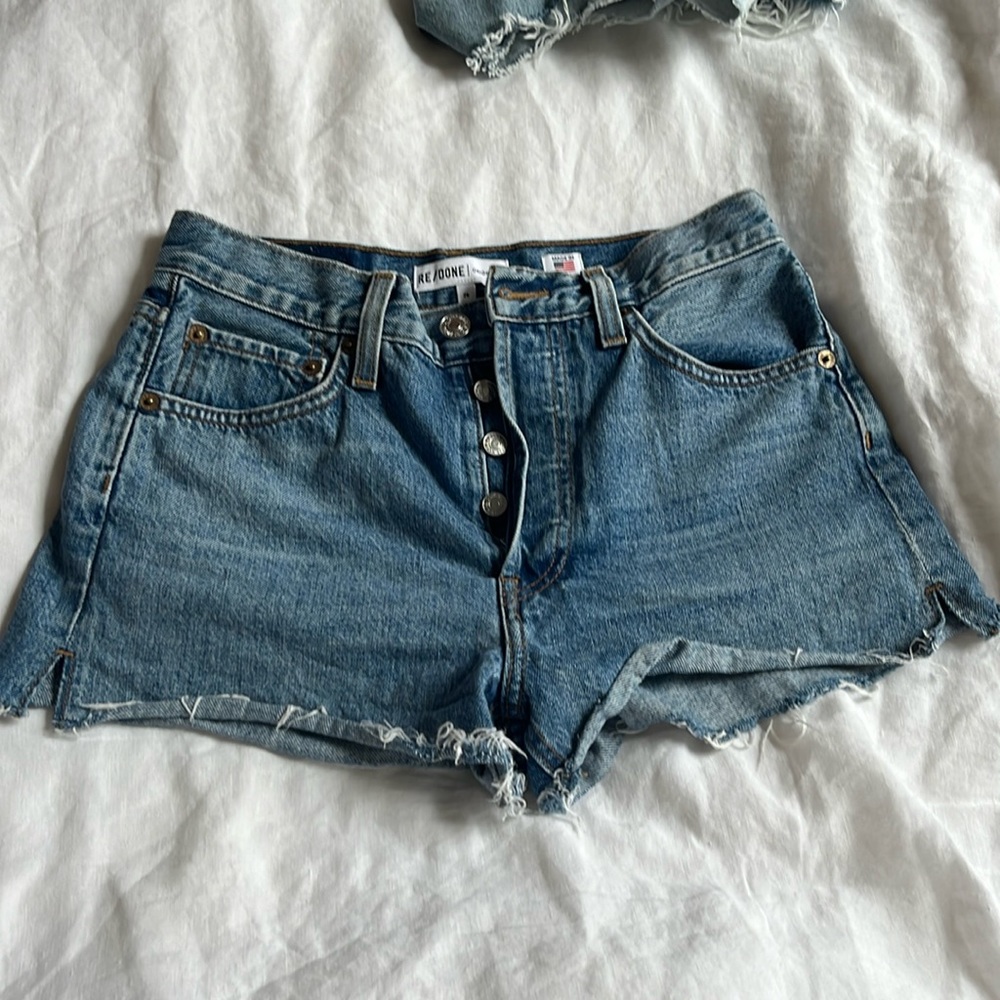 REDONE JEAN SHORTS